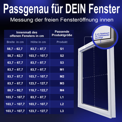 Premium Fensterabdichtung für mobile Klimaanlagen