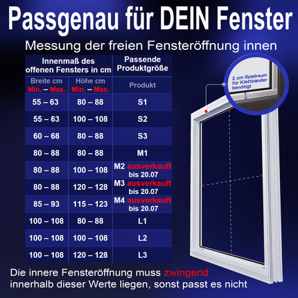Premium Fensterabdichtung für mobile Klimaanlagen
