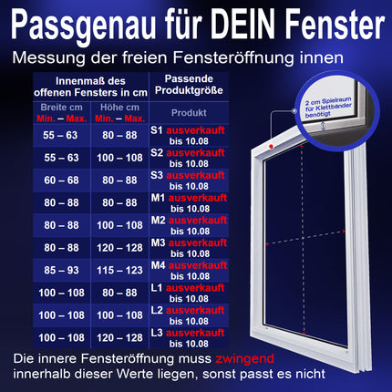 Premium Fensterabdichtung für mobile Klimaanlagen