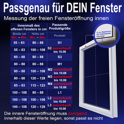 Premium Fensterabdichtung für mobile Klimaanlagen