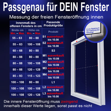 Premium Fensterabdichtung für mobile Klimaanlagen
