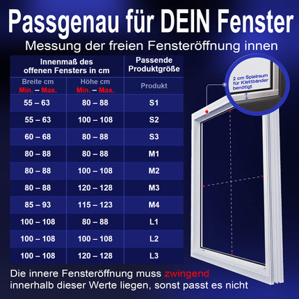 Premium Fensterabdichtung für mobile Klimaanlagen